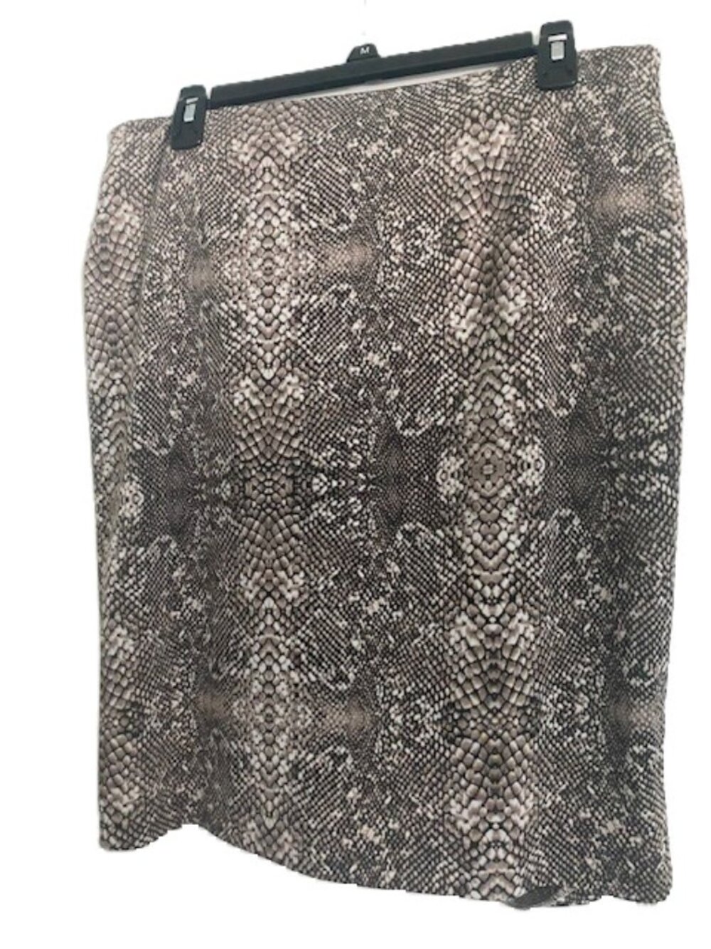 Alfani Snake Skin  Print Skirt with Zippered Pocket accents